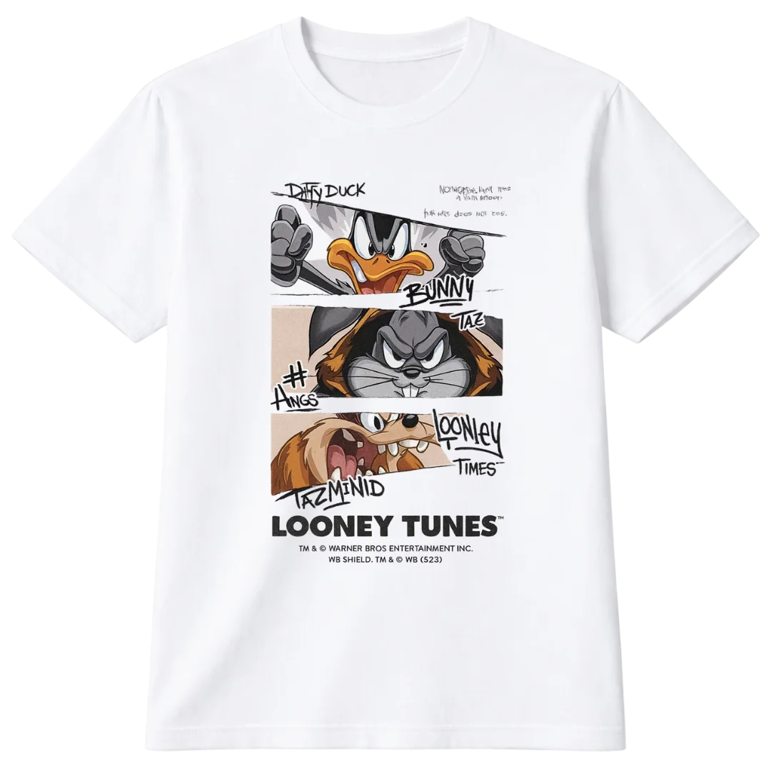Remera Looney Tunes Graffiti
