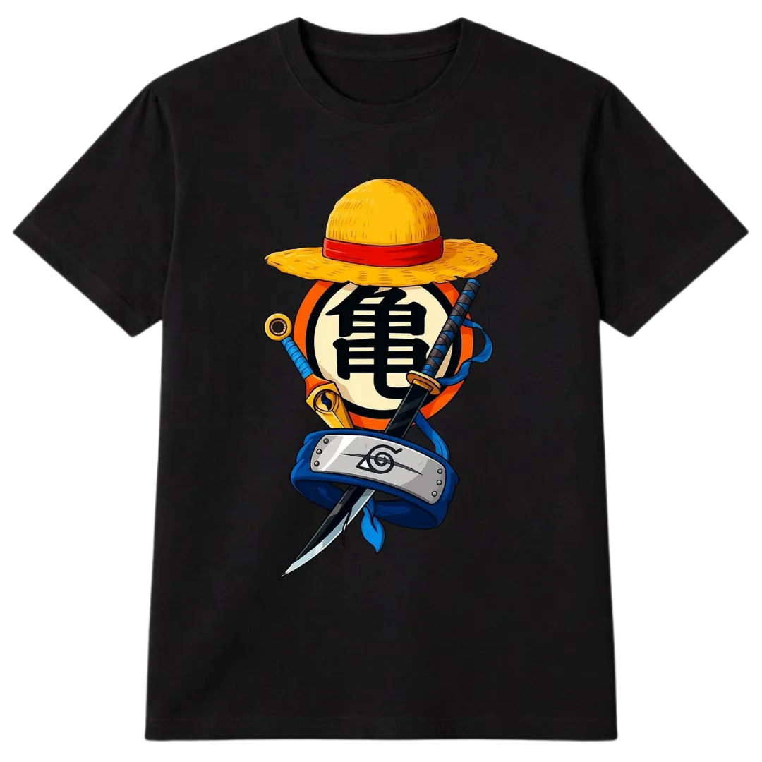 Remera Combo Anime